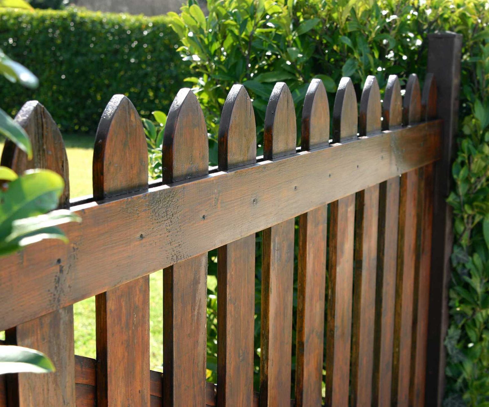 wooden fence