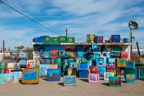 Bombay Beach TVs by Jack Parker