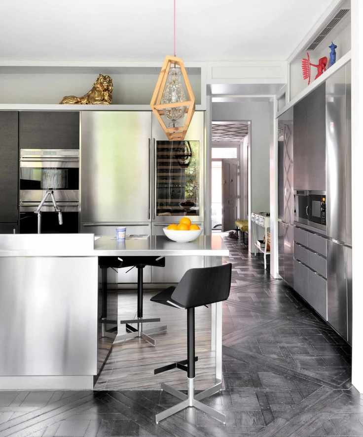 stainless steel kitchen